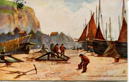 TUCKS OILETTE 6189 - FISHERMEN'S QUARTERS, HASTINGS  By FRANK ROUSSE - Hastings