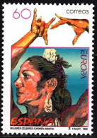 SPAIN 1996 EUROPA: Famous Women. Flamenco Dancer. Single, MNH - 1996