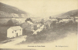 Trois Ponts Panorama Edit. Collignon Lekeu  1904 - Trois-Ponts