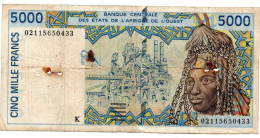 MA 9815     --  BCEAO  --  5000 Francs     --   état  TB - Estados De Africa Occidental
