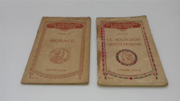 998 - (507) Lot De 2 Livres - Les Classiques Pour Tous - Horace - Moliere - Bücherpakete