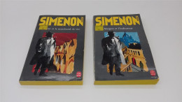 998 - (253) Lot De 2 Simenon - Maigret Et L'indicateur - Maigret Et Le Marchand De Vin - Simenon