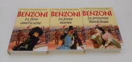 999 - (125) Les Dames Du Mediteranee Express - Juliette Benzoni - Lot De 3 Livres - Loten Van Boeken
