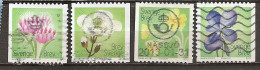 Sweden Flowers Obl - Used Stamps