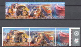 AUSTRALIA 2008 -HEAVY HAULERS - TRANSPORTATION  - Mint Stamps