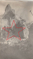 Photo 1916 OOSTKERKE (Diksmuide) - Le Crucifix, Intact, De L'église En Ruines (A252, Ww1, Wk 1) - Diksmuide