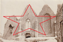 Photo 1916 OOSTKERKE (Diksmuide) - Le Crucifix, Intact, De L'église En Ruines (A252, Ww1, Wk 1) - Diksmuide