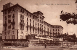 N°113355 -cpa Thonon Les Bains -le Grand Hôtel Du Parc- - Alberghi & Ristoranti