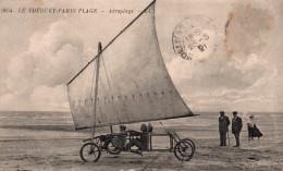 Sports: Char à Voile - Le Touquet Paris-Plage, L'Aéroplage, Bi-place - Carte LL N° 2054 - Sailing