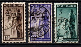 1949 - Trieste A  43/45 E.R.P.    ------- - Usati