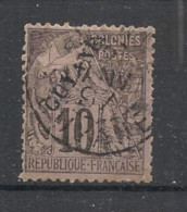 GUYANE - 1892 - N°YT. 20 - Type Alphée Dubois 10c Noir - Oblitéré / Used - Oblitérés