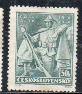 CZECH REPUBLIC CECA CZECHOSLOVAKIA CESKA CECOSLOVACCHIA 1938 BATTLE OF BACHMAC LEGIONNAIRES 50h MH - Nuevos