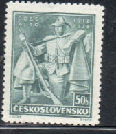 CZECH REPUBLIC CECA CZECHOSLOVAKIA CESKA CECOSLOVACCHIA 1938 BATTLE OF BACHMAC LEGIONNAIRES 50h MH - Ongebruikt