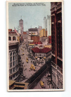 X1018 USA HERLAND SQUARE LOOKING UP BROADWAY HOTEL MCALPIN IN FOREGROUND NEW YORK - Tarjetas Panorámicas