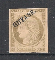 GUYANE - 1892 - N°YT. 10 - Type Cérès 30c Brun - Neuf (*) / MNG - Neufs