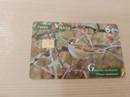 478 // TELECARTE "GORRION MOLINERO" - Zangvogels