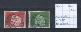 (TJ) Noorwegen 1961 - YT 421/22 (gest./obl./used) - Oblitérés