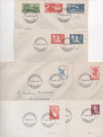 Denmark, 6 Letters Sent To Yugoslavia - Croatia - Lettres & Documents