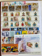 VATICANO - VATICAN - 2000 - Annata Completa - 37 Valori + 1 BF + 1 Libretto - Complete Year - ** MNH/VF - Volledige Jaargang