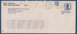 Enveloppe Fenêtre Veterans Administration Postage And Fees Paid, Frais De Port Payés, Little Rock 20.08.87 - Storia Postale