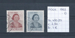 (TJ) Noorwegen 1963 - YT 450/51 (gest./obl./used) - Oblitérés