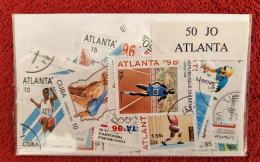 JEUX OLYMPIQUES ETE ATLANTA 1996 (J.O.) Lot De 50 Timbres Tous Différents. Satisfaction Assurée - Estate 1996: Atlanta