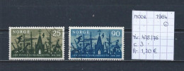 (TJ) Noorwegen 1964 - YT 475/76 (gest./obl./used) - Oblitérés