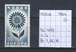 (TJ) Noorwegen 1964 - YT 477 (gest./obl./used) - Oblitérés