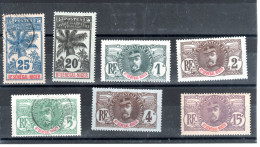 Haut Sénégal Et Niger Lot De 7 Timbres Classiques Neufs Sur Charnières Et Oblitérés, Cote + 33 Euros. Port Offert. - Unused Stamps