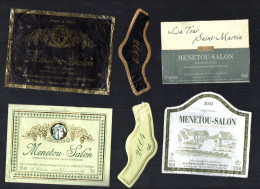 MENETOU SALON   LOT DE 4 ETIQUETTES DE VIN LOT  30 - Collections & Sets