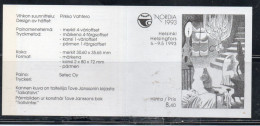 SUOMI FINLAND FINLANDIA 1993 NORDIA BOOKLET UNUSED LIBRETTO NUOVO MNH - Carnets