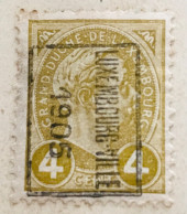 LUXEMBOURG PRÉOBLITERÉ - Effigie Du GRAND-DUC ADOLPHE - 1895 Adolphe Right-hand Side