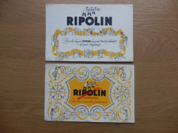 LOT DE 2 BUVARDS RIPOLIN EXPRESS - Pinturas