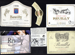 REUILLY   LOT DE 4 ETIQUETTES DE VIN LOT  37 - Collections & Sets