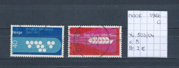 (TJ) Noorwegen 1966 - YT 503/04 (gest./obl./used) - Oblitérés