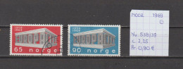 (TJ) Noorwegen 1969 - YT 538/39 (gest./obl./used) - Oblitérés