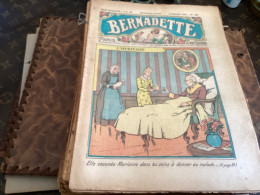 Bernadette Revue Hebdomadaire Illustrée Rare  1934 Numéro 236, L’héritage Chanson Le Mariage De La Fille D’Arlequin - Bernadette