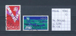 (TJ) Noorwegen 1970 - YT 562/63 (gest./obl./used) - Oblitérés