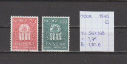 (TJ) Noorwegen 1970 - YT 567/68 (gest./obl./used) - Oblitérés