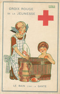 Carte Postale Croix Rouge De La Jeunesse Le Bain C'est La Santé - Croix-Rouge