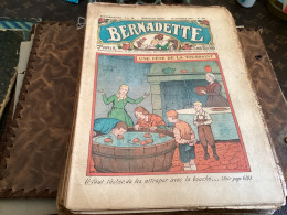 Bernadette Revue Hebdomadaire Illustrée Rare  1934 Numéro 252, Une Fête De La Toussaint Chansons, Marchons Joli Cœur - Bernadette