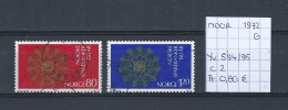 (TJ) Noorwegen 1972 - YT 594/95 (gest./obl./used) - Used Stamps