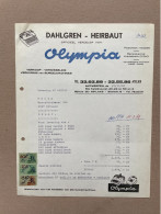 ANTWERPEN - 1968 - DAHLGREN - HEIRBAUT - Officieel Verdeler Olympia - Bureelmachines (+ Fiscale Zegels) - Sint-Niklaas - 1950 - ...