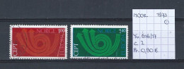 (TJ) Noorwegen 1973 - YT 616/17 (gest./obl./used) - Usati