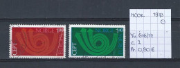 (TJ) Noorwegen 1973 - YT 616/17 (gest./obl./used) - Oblitérés