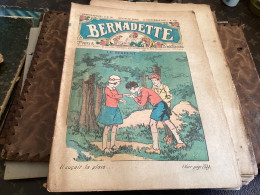 Bernadette Revue Hebdomadaire Illustrée Rare  1934 Numéro 246 Le Serpent Chanson Bonhomme Bonhomme, Que Savez-vous Faire - Bernadette