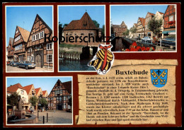 ÄLTERE POSTKARTE BUXTEHUDE CHRONIK Chronikkarte Chronique Chronicle Storycard Aufkleber Tigerente Ansichtskarte Postcard - Buxtehude