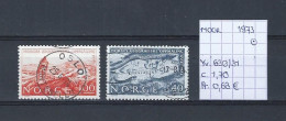 (TJ) Noorwegen 1973 - YT 630/31 (gest./obl./used) - Usados