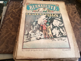 Bernadette Revue Hebdomadaire Illustrée Rare  1934 Numéro 214 égares Dans La Neige Chanson Quand Biron Voulais Danser - Bernadette