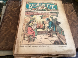 Bernadette Revue Hebdomadaire Illustrée Rare  1934 Numéro 215 Le Sac Brodé Chanson Et Moi De M’en Courir - Bernadette